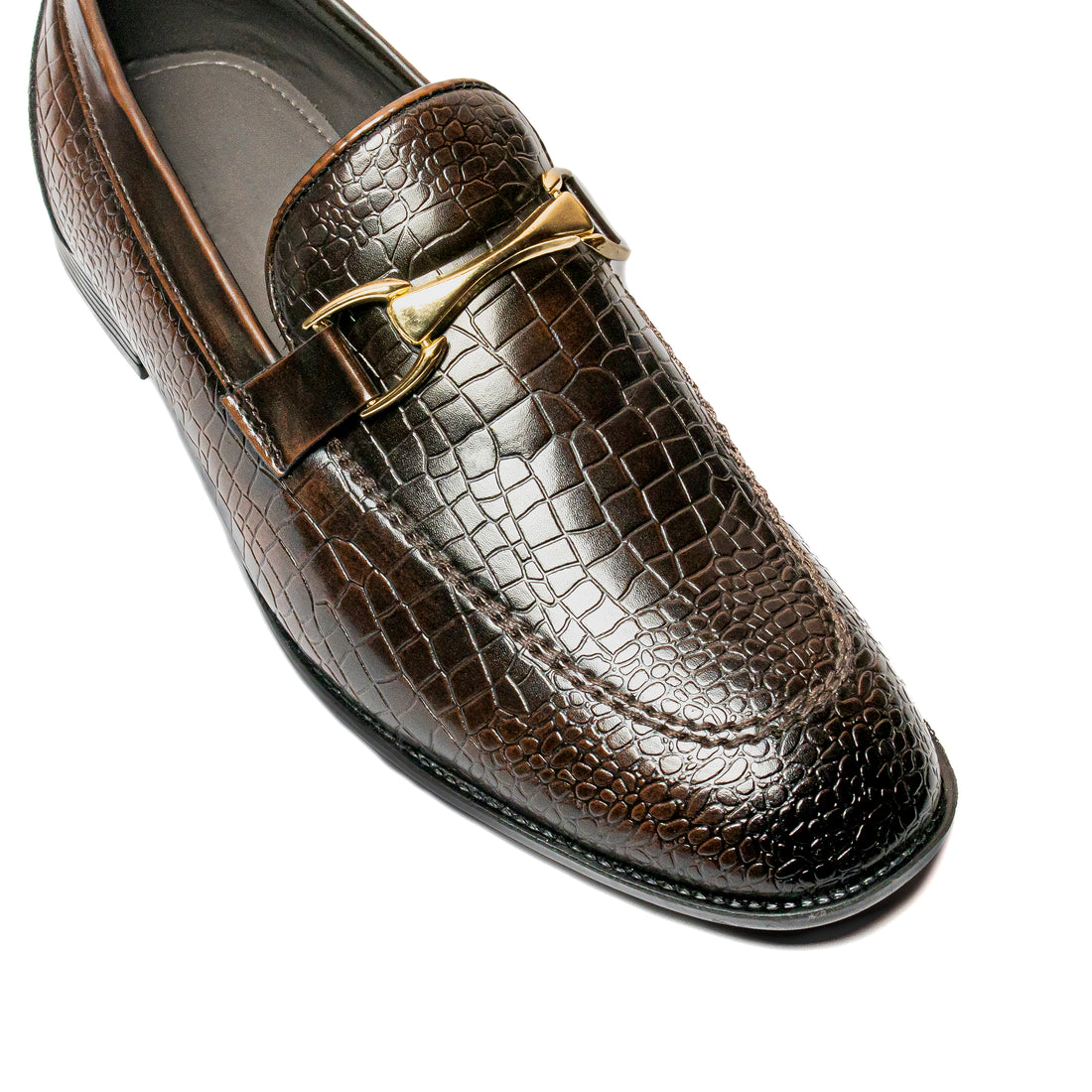 Bold Bunny Elegant Brown Smooth Timeline Design Loafers featuring a sleek, polished finish and a minimalist silhouette. These sophisticated loafers are crafted for comfort and style, making them an ideal choice for both formal occasions and everyday wear.